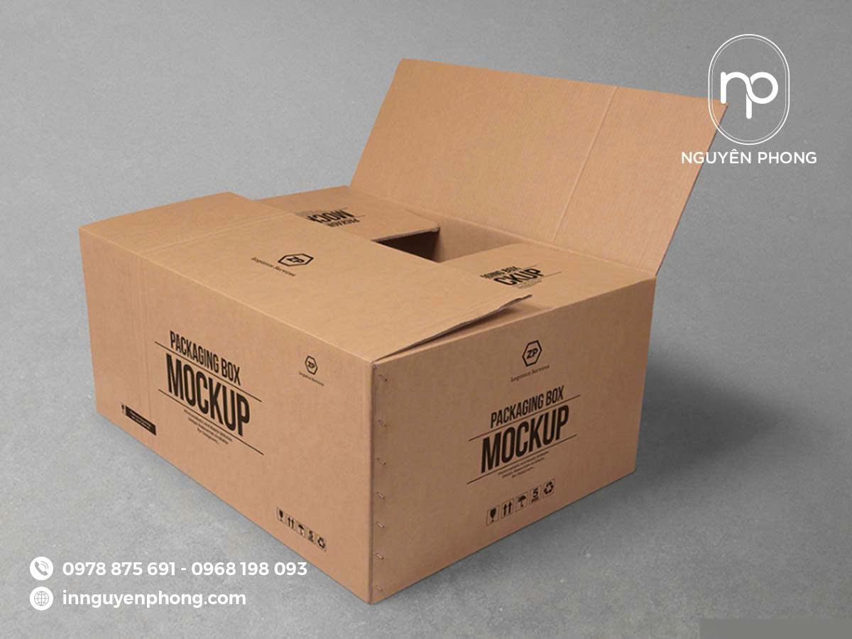 Mẫu thùng carton 5 lớp gói hàng 